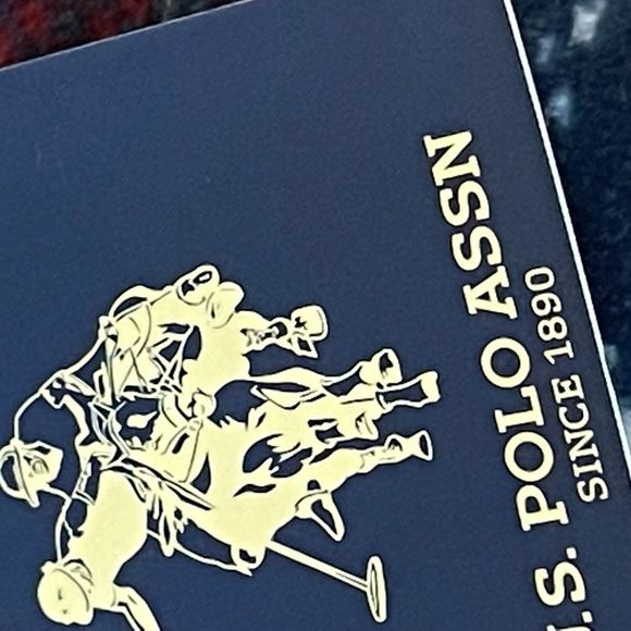 NWT US POLO ASSOC luxurious plush throw, oversized, easy care - Picture 7 of 7